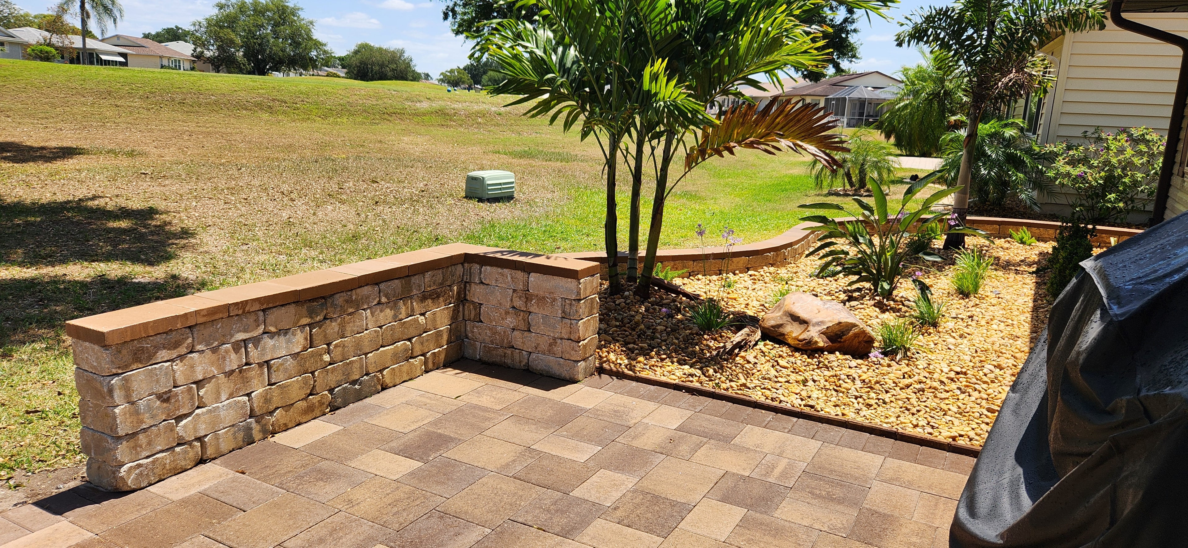 Hardscape work by Meadows Management Enterprises